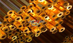 Hexagon Round Brass Tube